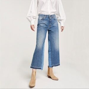 CLOSED | Relaxed Fit High Waist Glow Cropped Denim Jeans Size 28 NWT